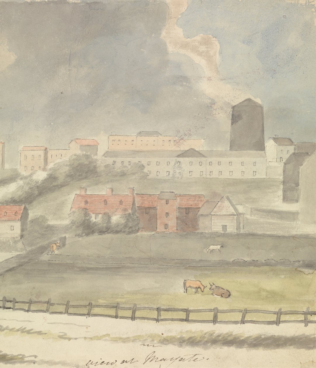 Vue à Margate - Edward Francis Burney