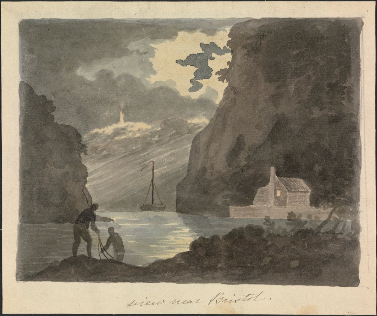 Vue près de Bristol - Edward Francis Burney