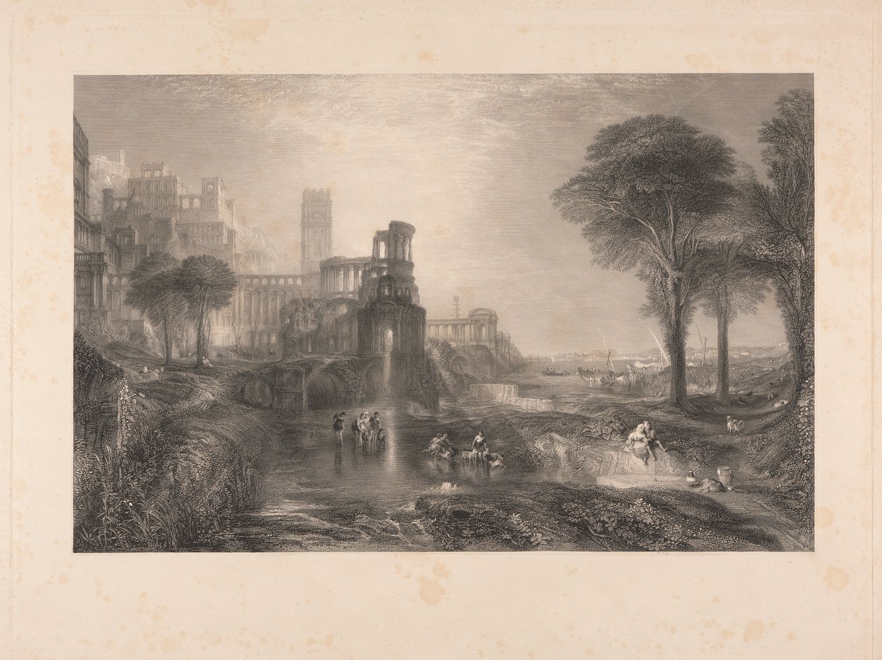 Palais et pont de Caligula - Edward Goodall