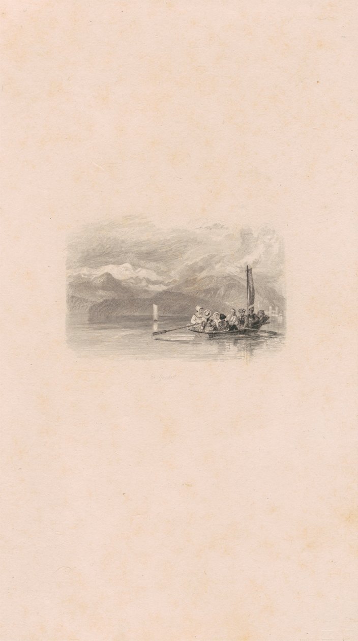 Le lac de Genève - Edward Goodall