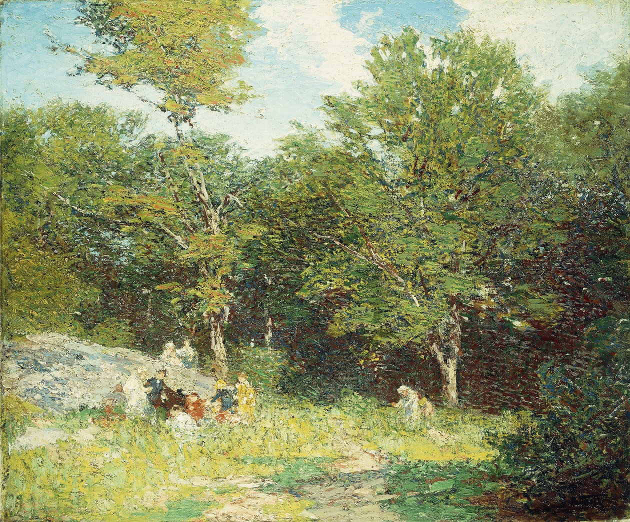 Cueillir des fleurs - Edward Henry Potthast