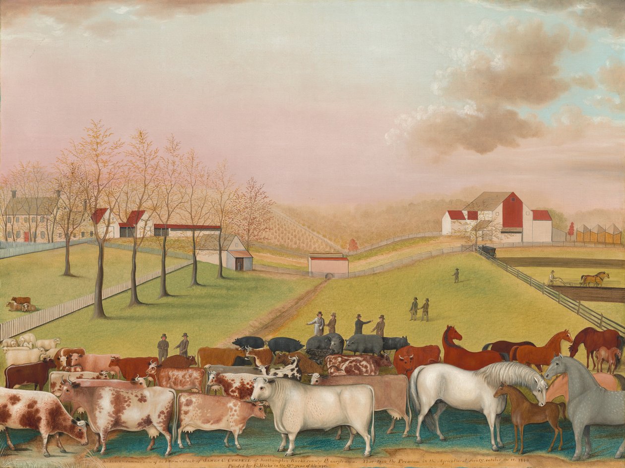 La ferme Cornell - Edward Hicks