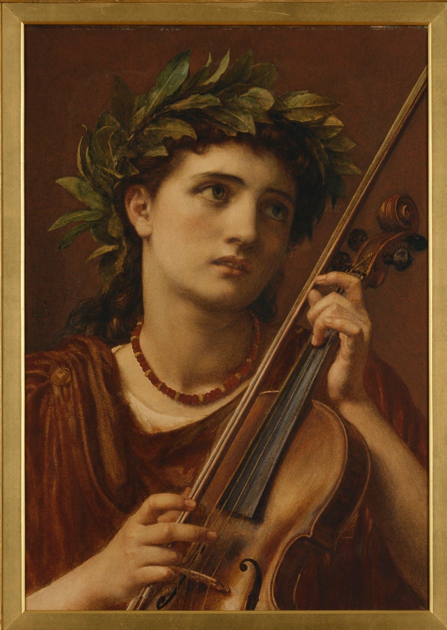 Musique, jeune fille céleste, 1889 - Edward John Poynter