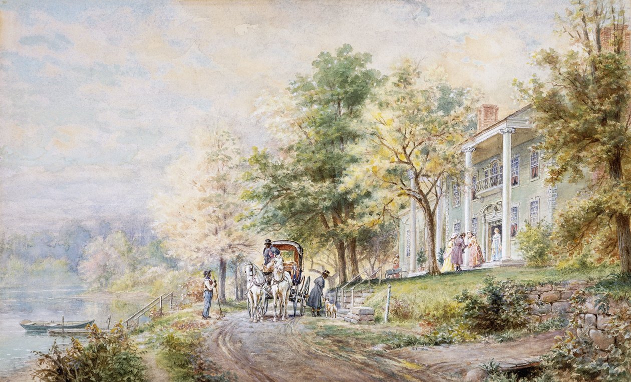 Réception des invités, 1898 - Edward Lamson Henry