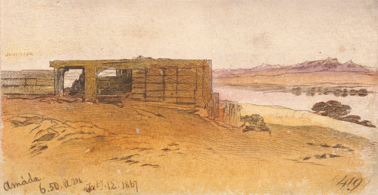 Amada, 6 h 50, 12 février 1867 (419) - Edward Lear