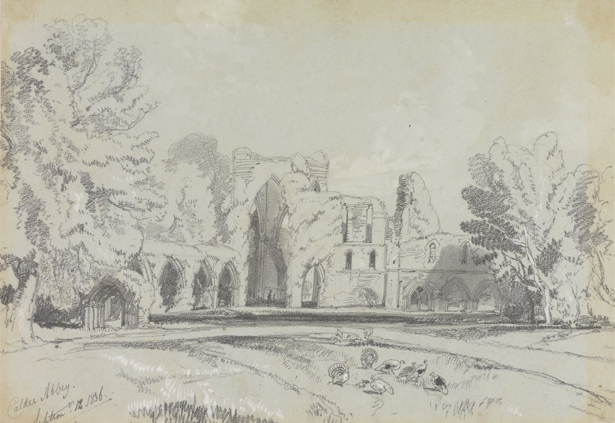 Abbaye de Calder, 12 septembre 1836 - Edward Lear