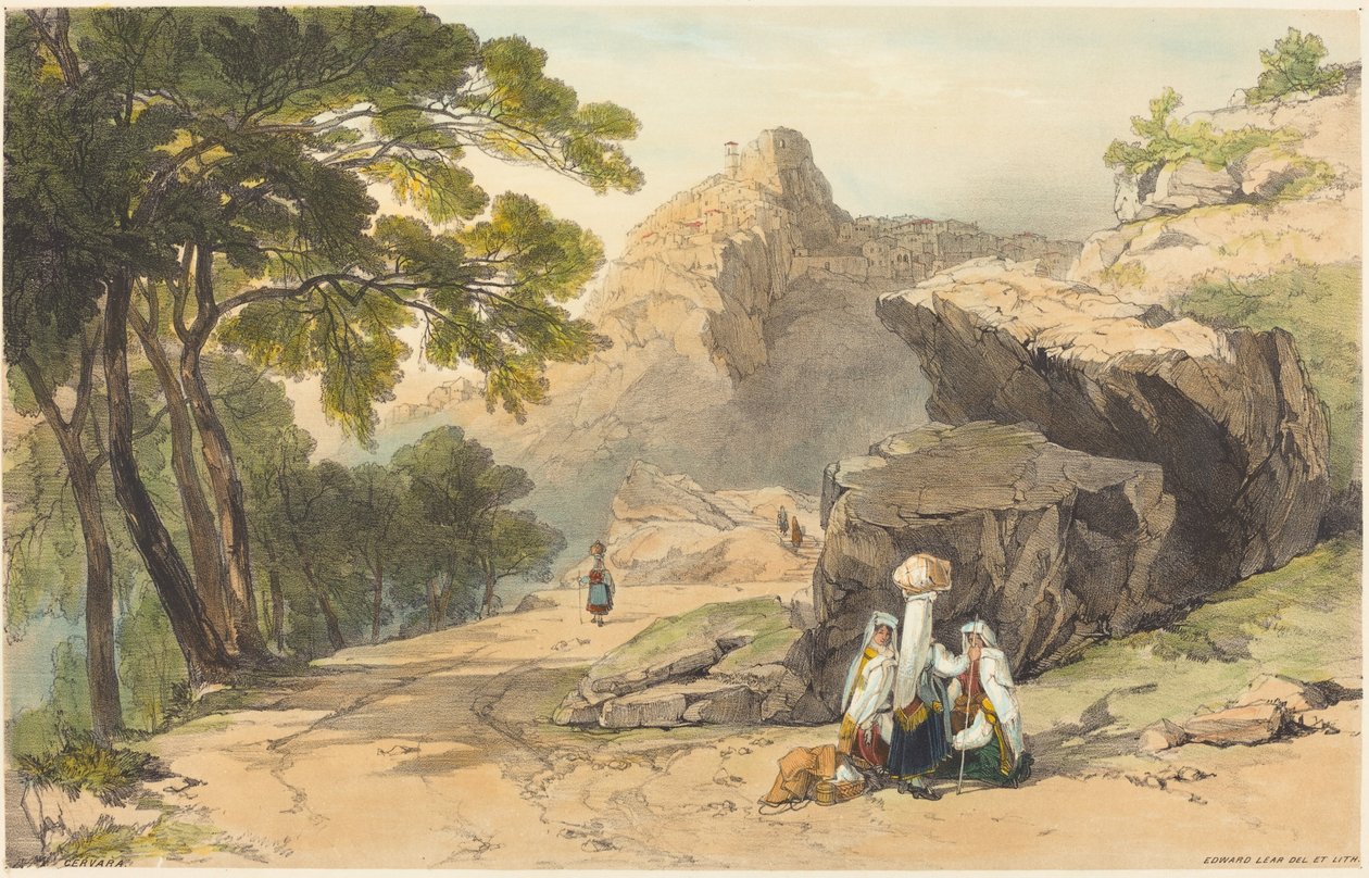 Cervara - Edward Lear