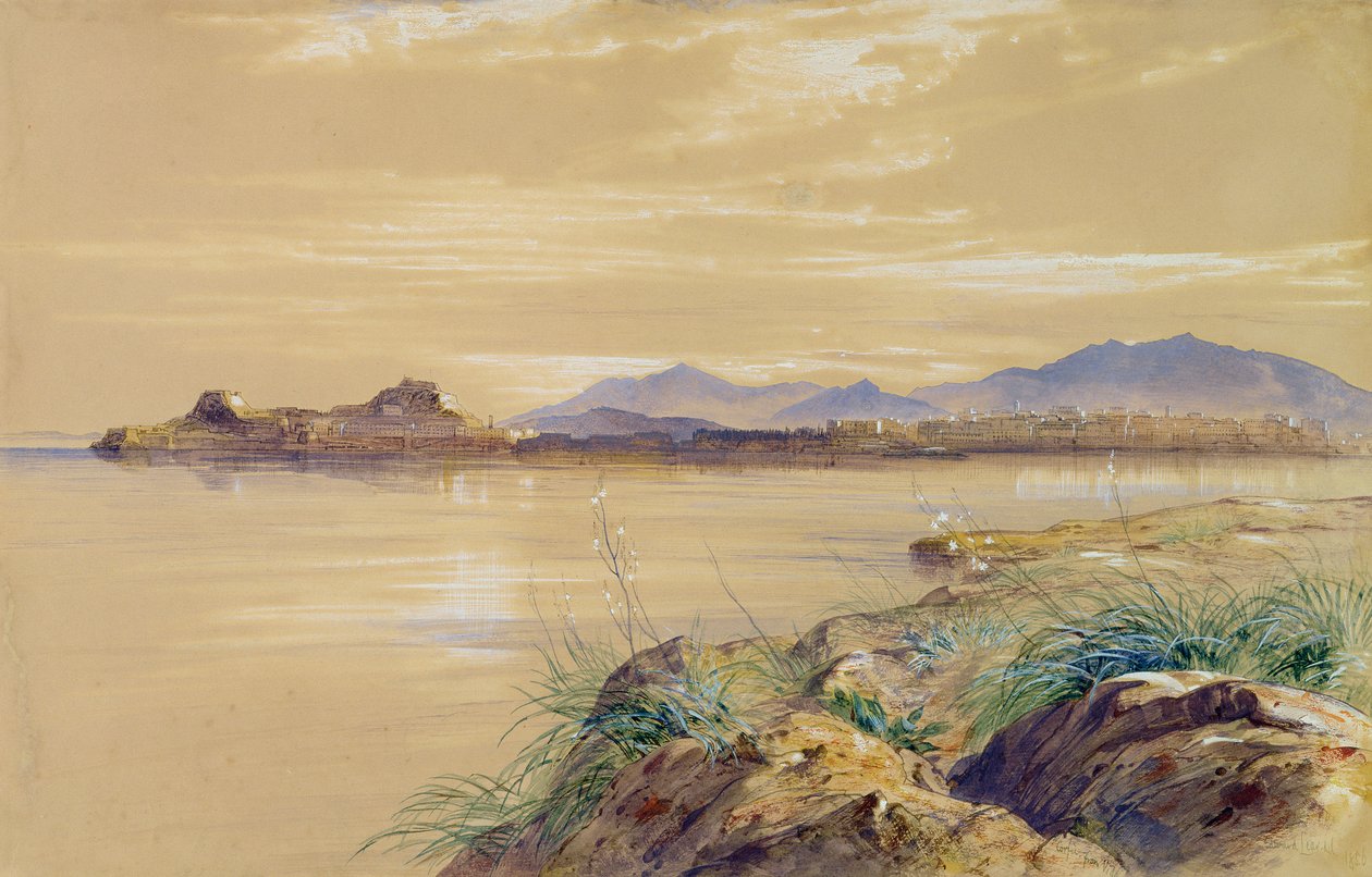 Corfou - Edward Lear
