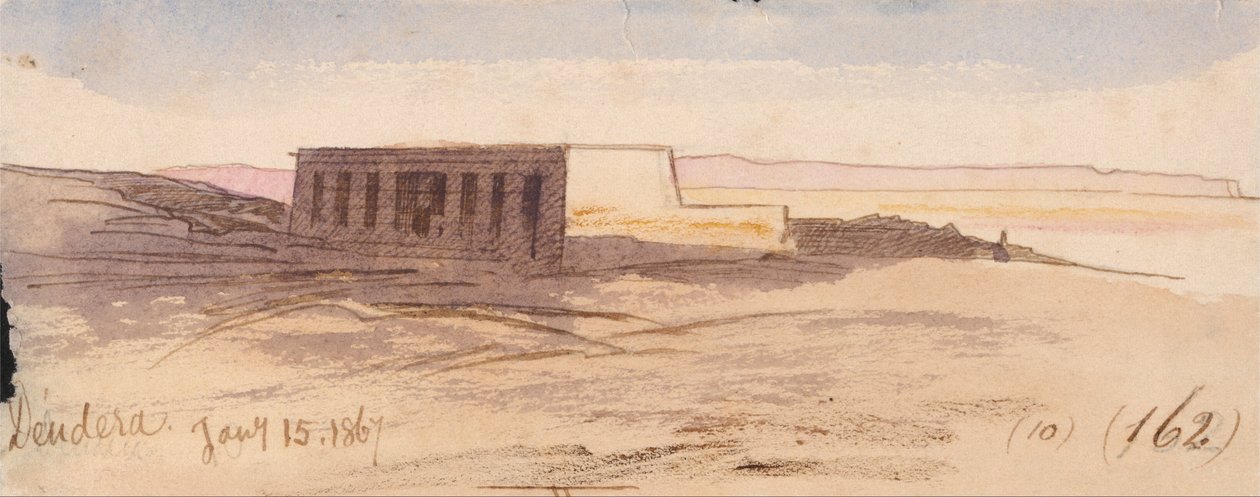 Dendera - Edward Lear