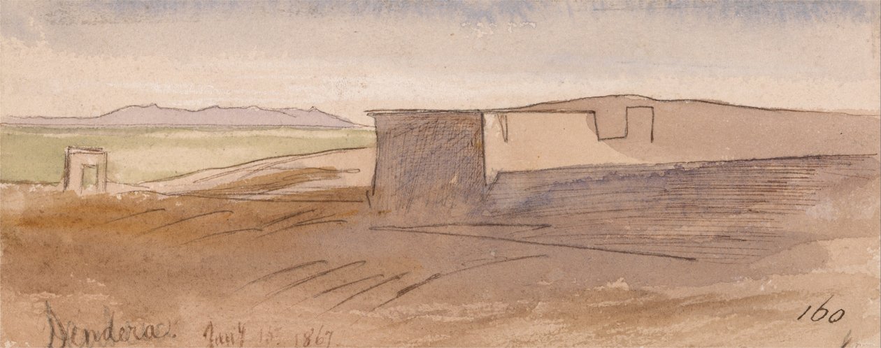 Dendera - Edward Lear
