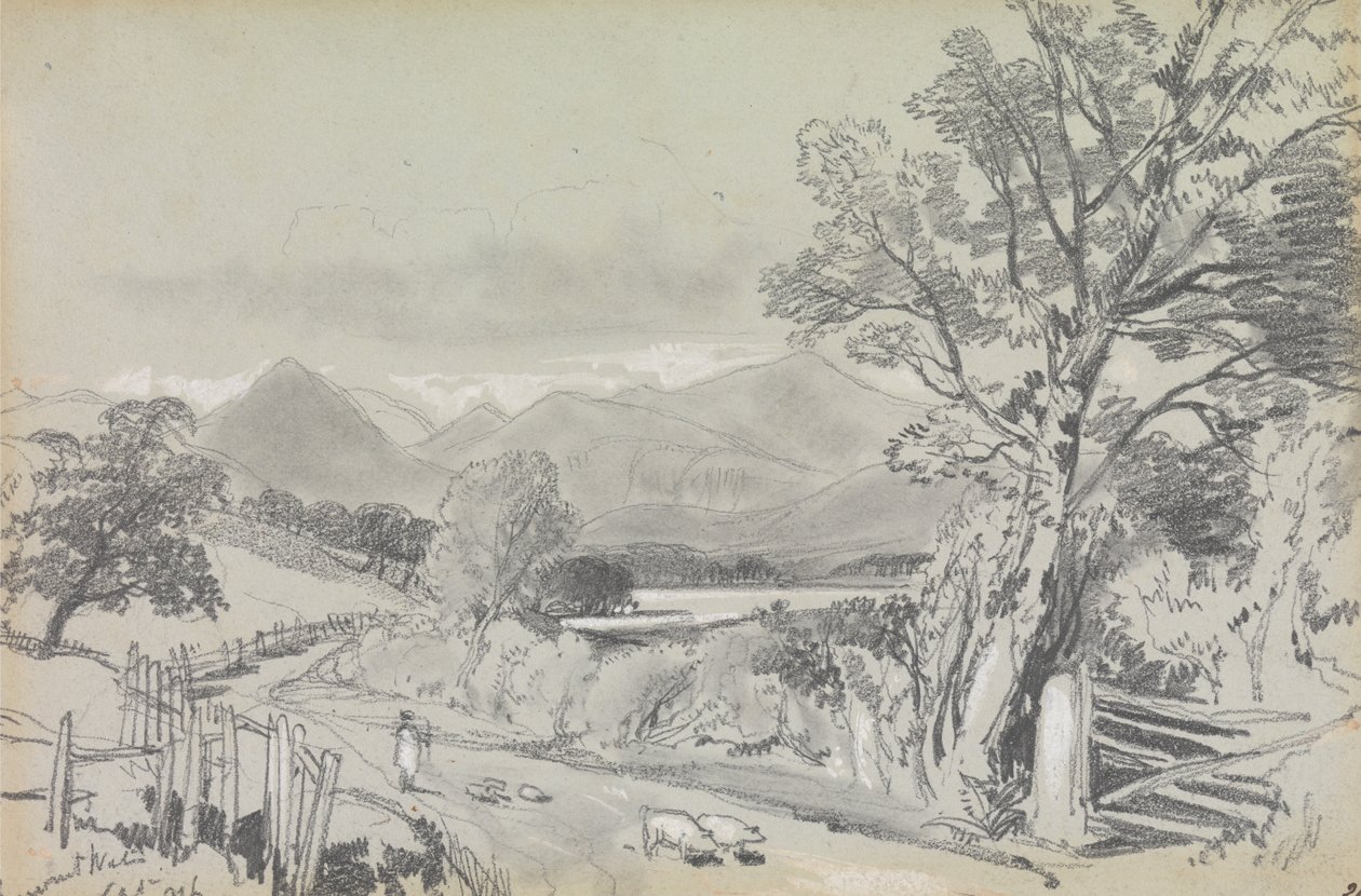 Derwentwater, septembre 1836 - Edward Lear
