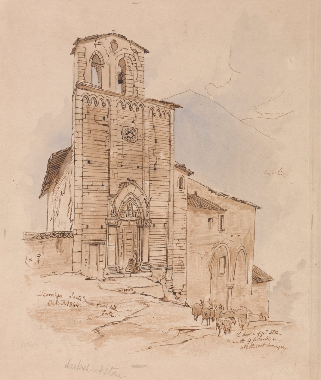 Leonessa, 3 octobre 1844 - Edward Lear