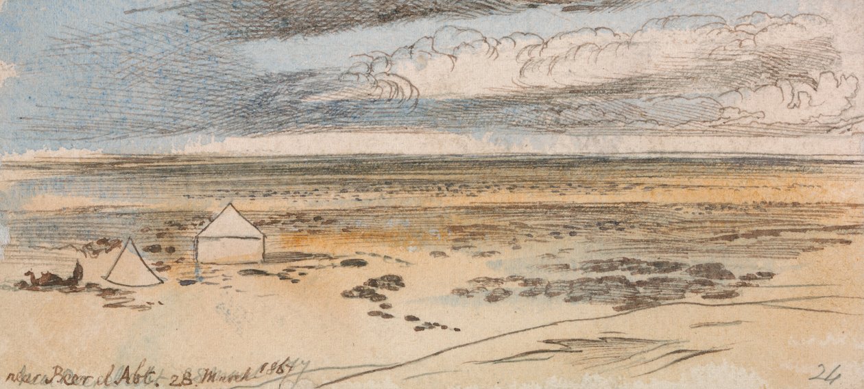 Près de Beer El Abt - Edward Lear