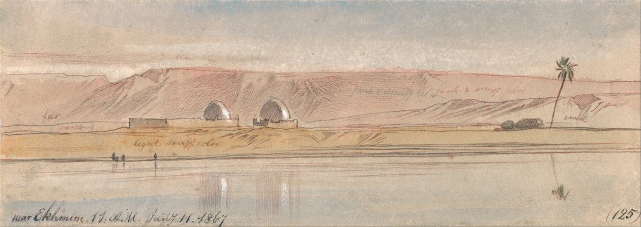 Près de Ekhmim - Edward Lear