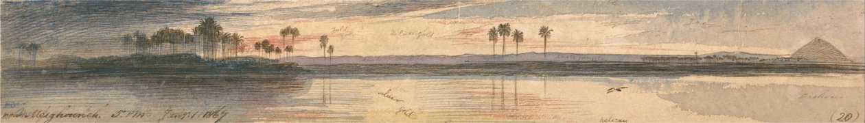 Près de Mesghouneh - Edward Lear