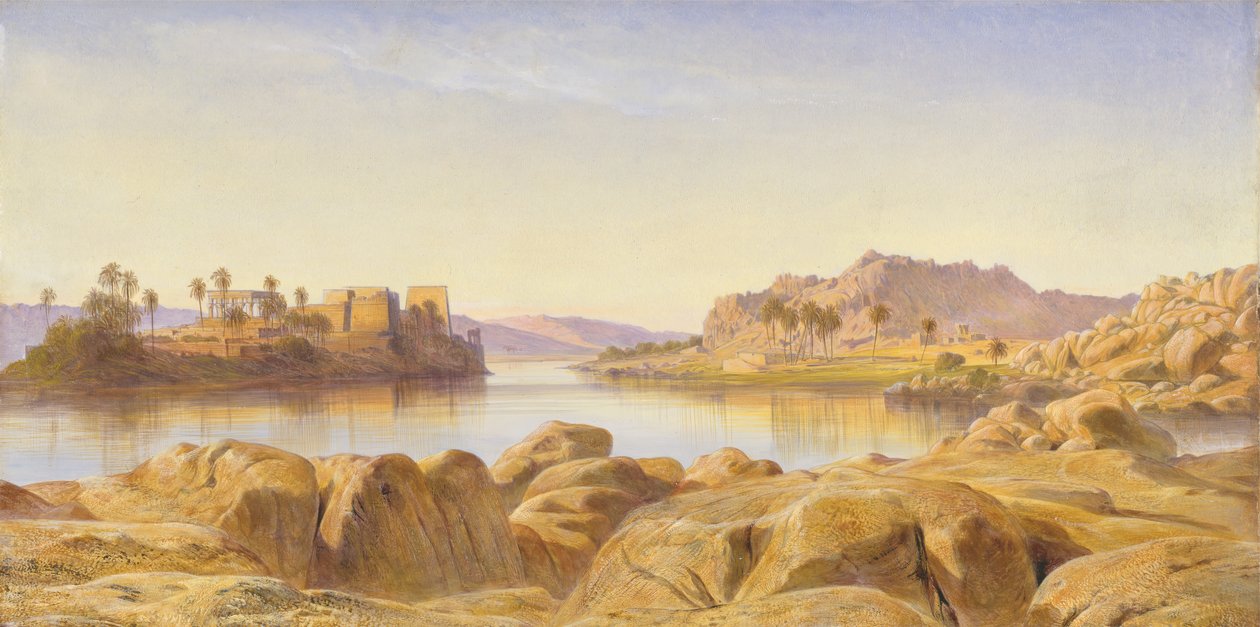Philae, Égypte - Edward Lear