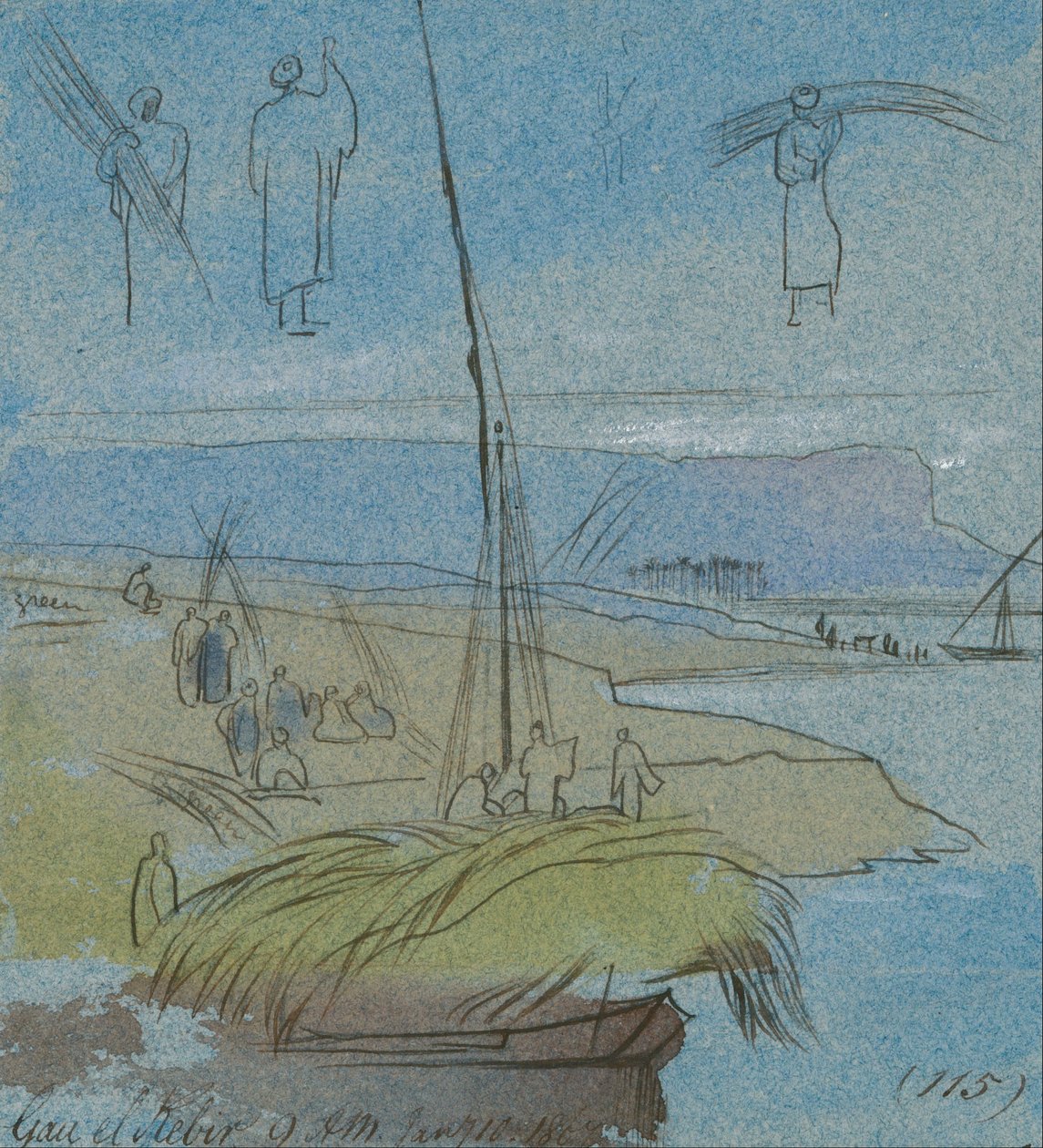 Qaw el Kebir - Edward Lear