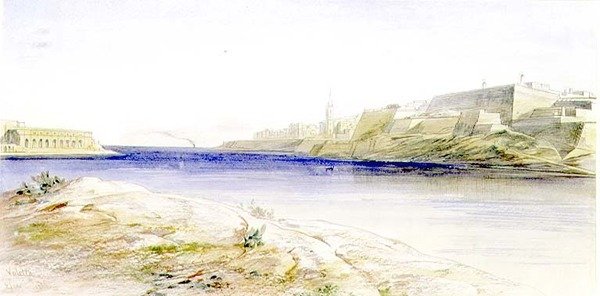 La Valette, Malte - Edward Lear