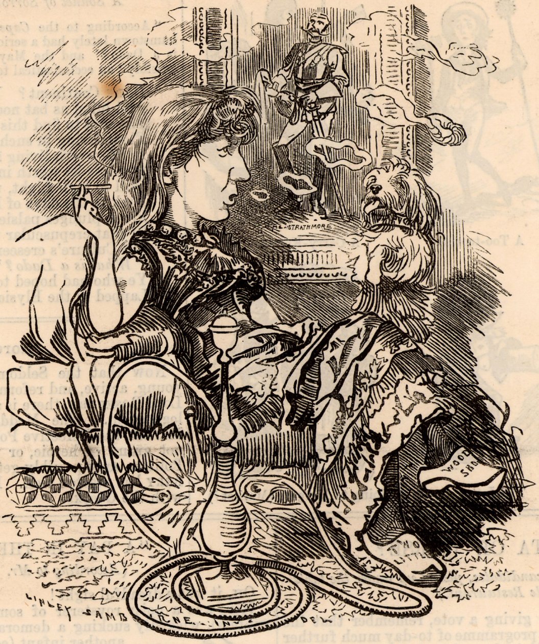 Ouida (1839-1908) - Edward Linley Sambourne