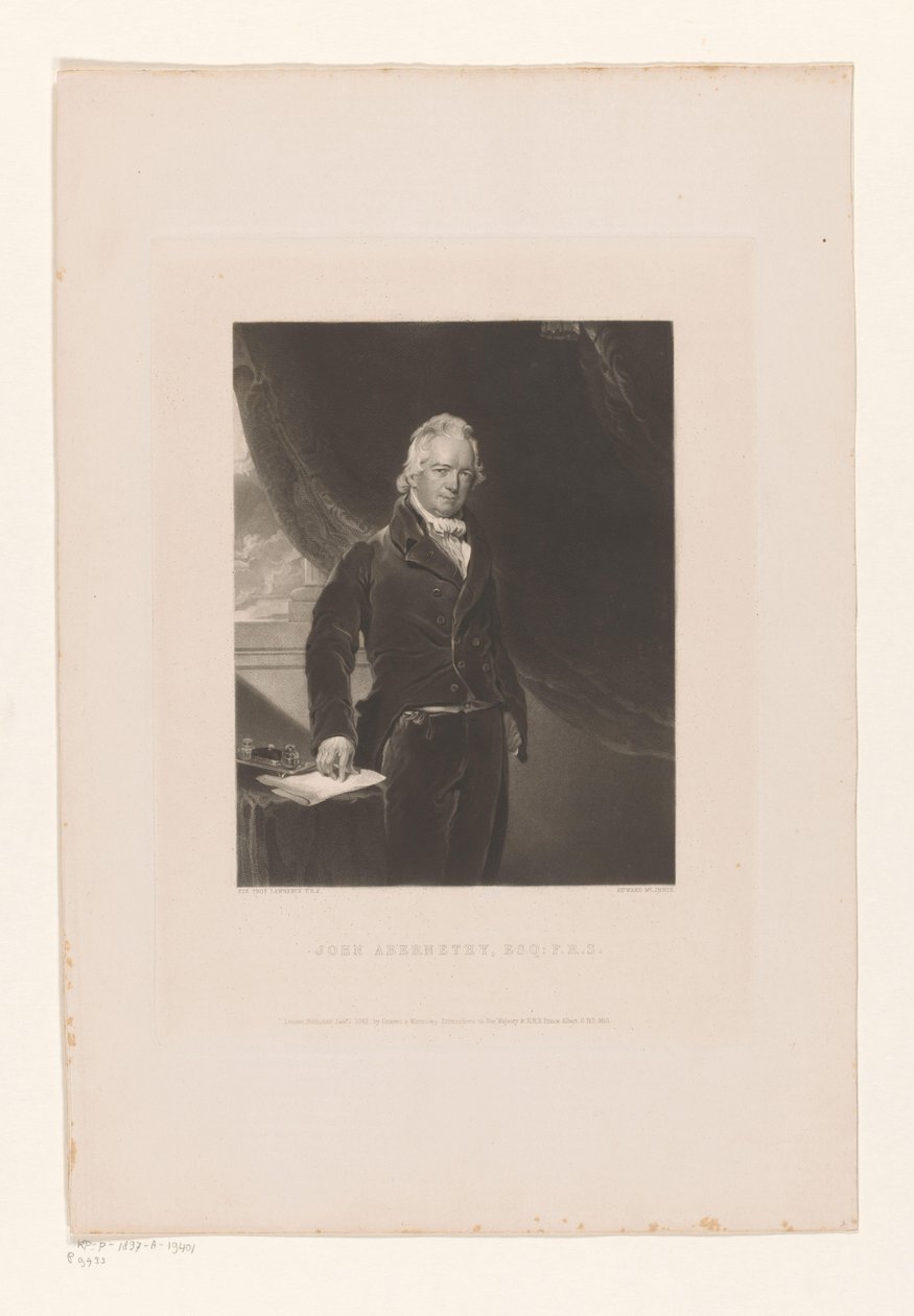 Portrait de John Abernethy Esqr. - Edward McInnes