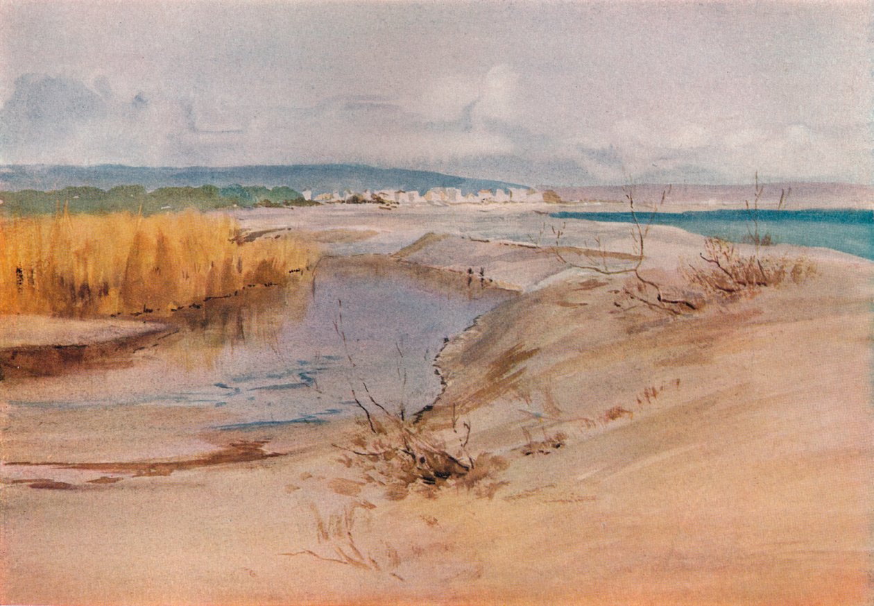 Vue de Cagnes, vers 1899 - Edward Millington Synge
