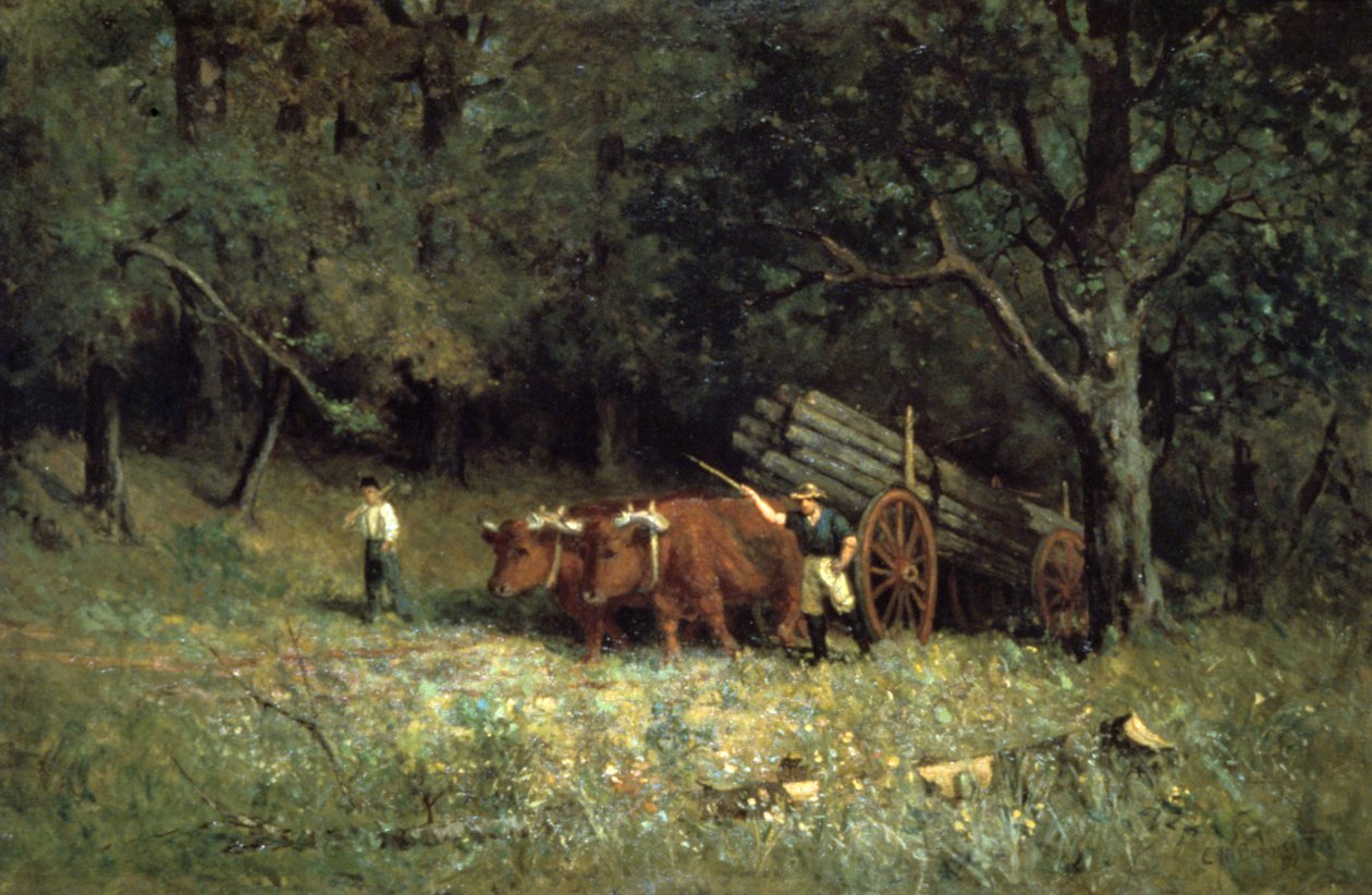 Rentrer les vaches, 1881 - Edward Mitchell Bannister