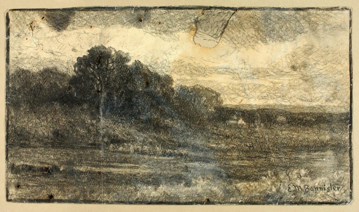 Paysage avec arbres - Edward Mitchell Bannister