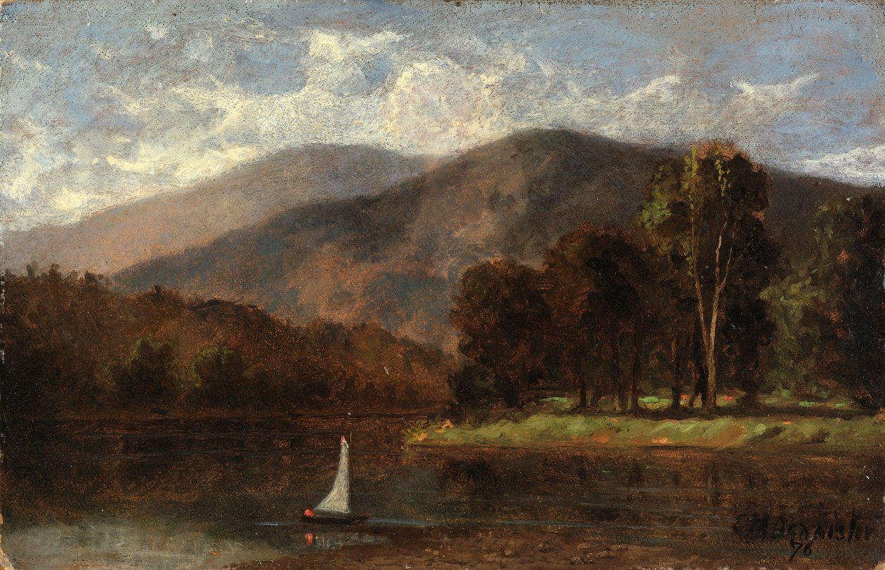 Sans titre (voilier dans la rivière) - Edward Mitchell Bannister