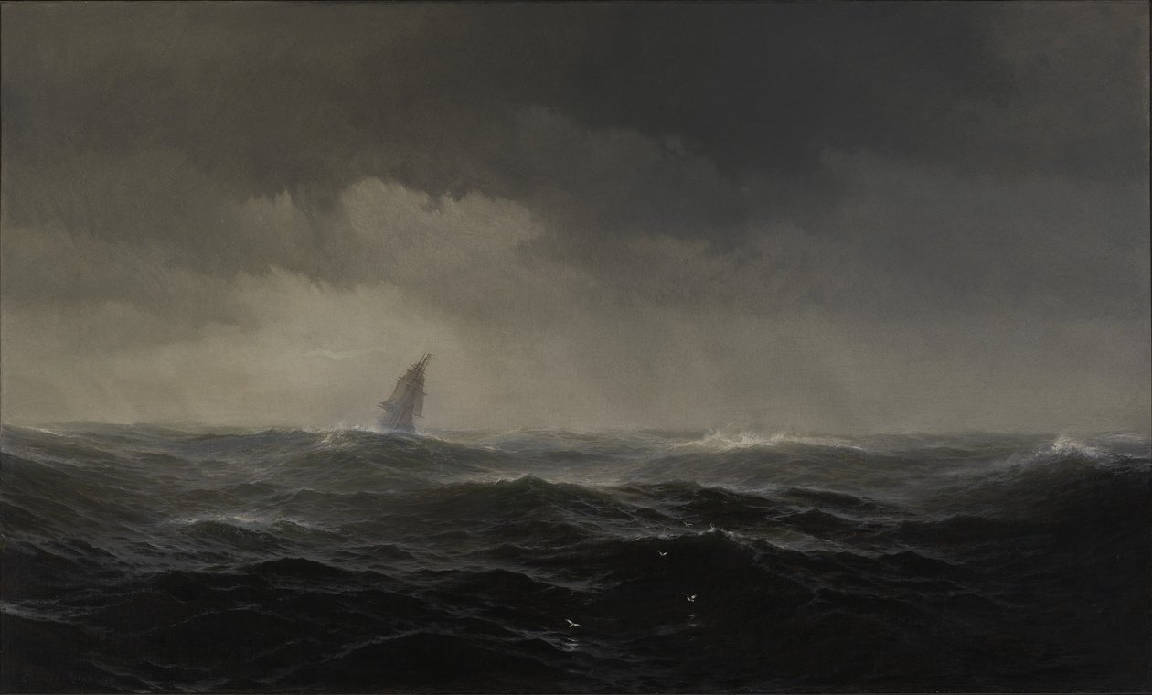 La mer - Edward Moran