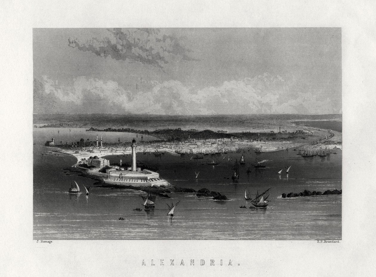 Alexandrie, Égypte, 19ème siècle - Edward Paxman Brandard