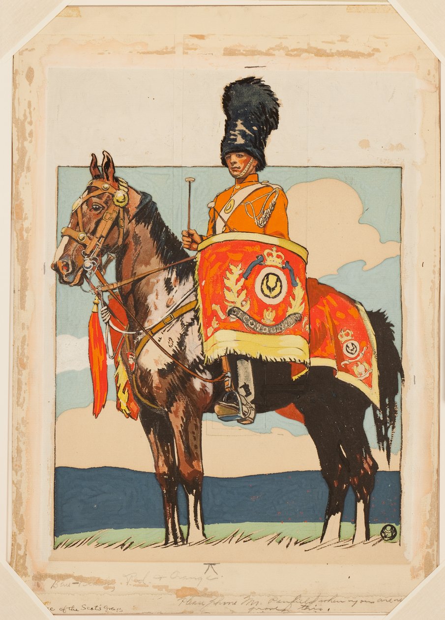 Cheval tambour des Scots