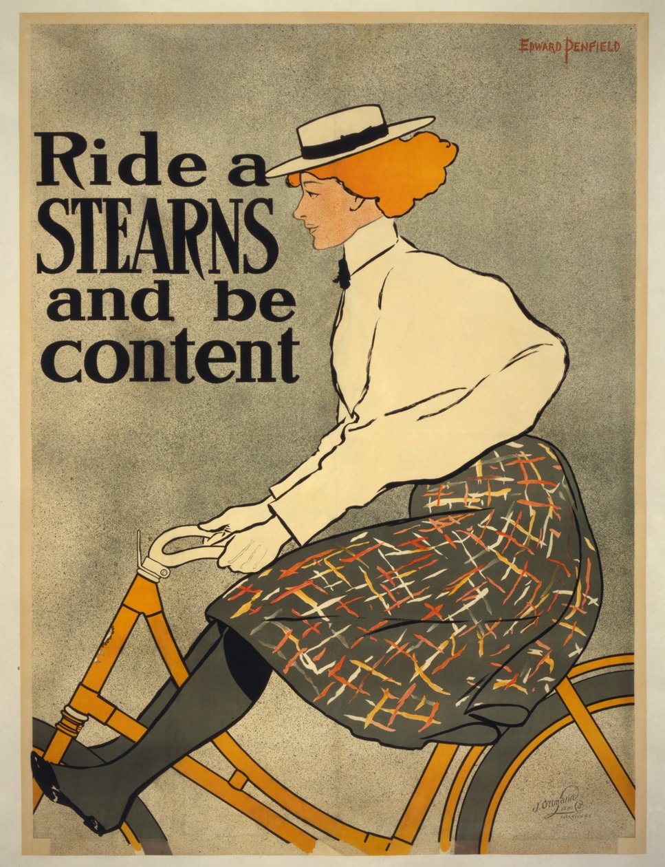 Montez un Stearns et soyez content - Edward Penfield