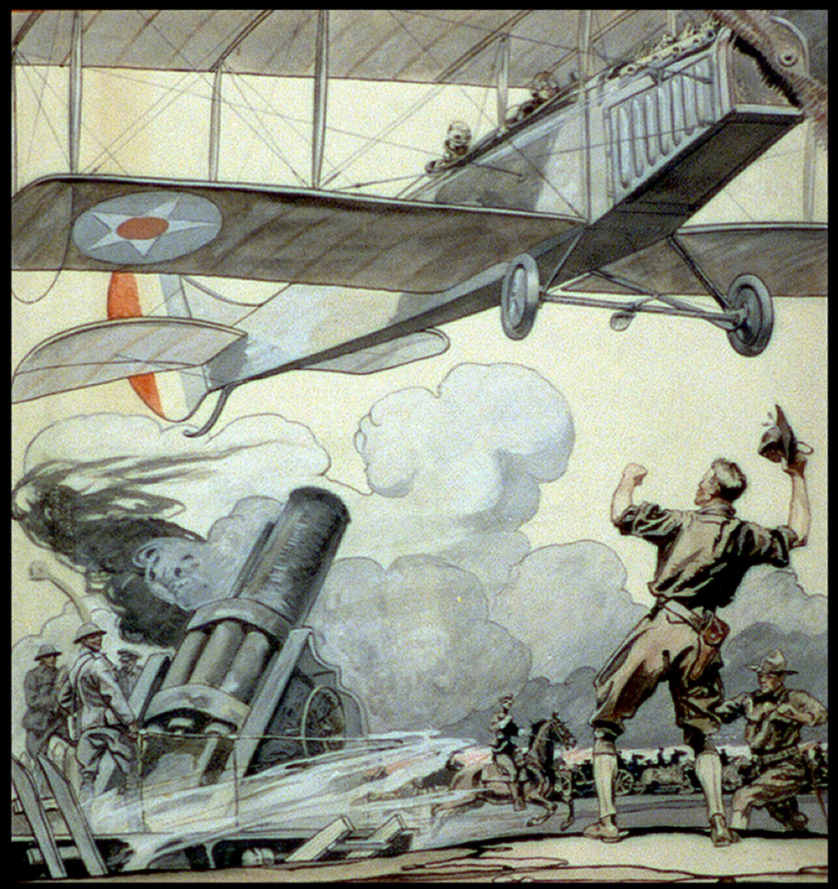 Dessin de guerre - Edward Penfield