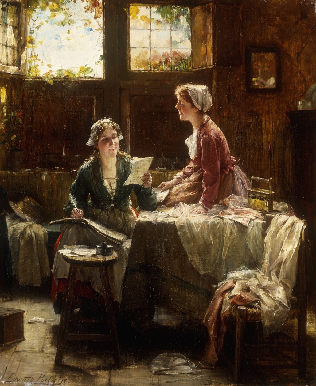 La lettre - Edward Portielje