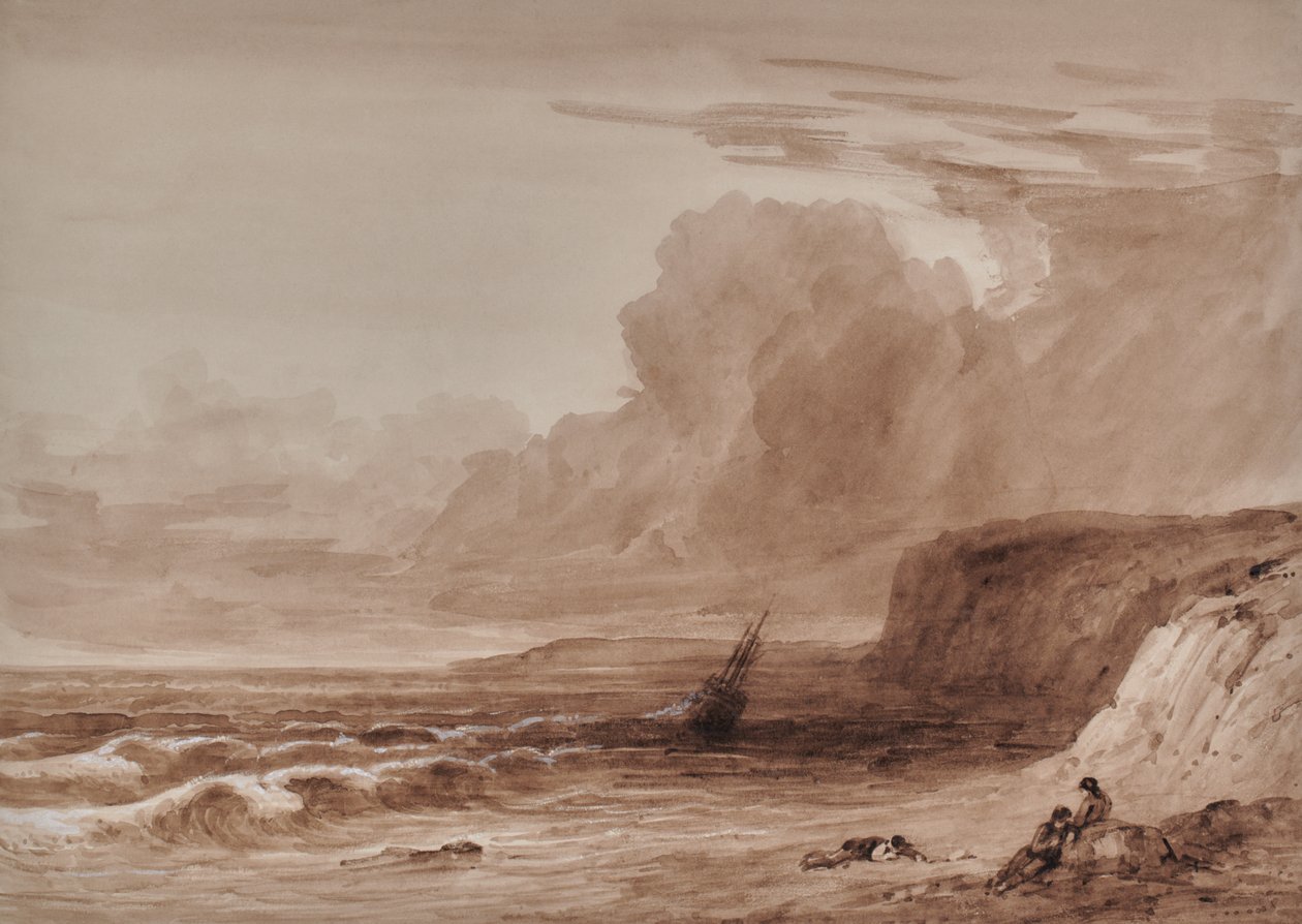 Scène de plage - Edward Pretty