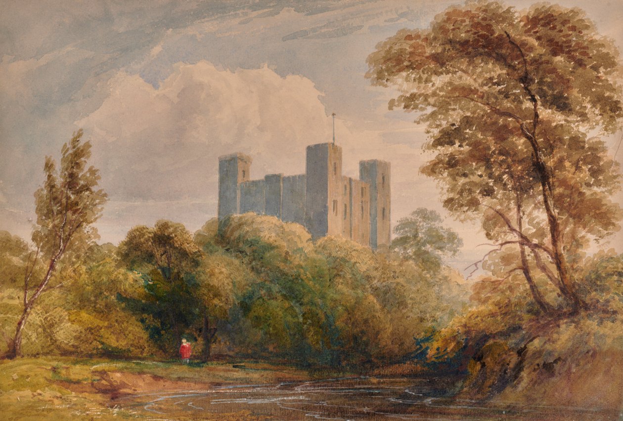 Paysage avec château - Edward Pretty