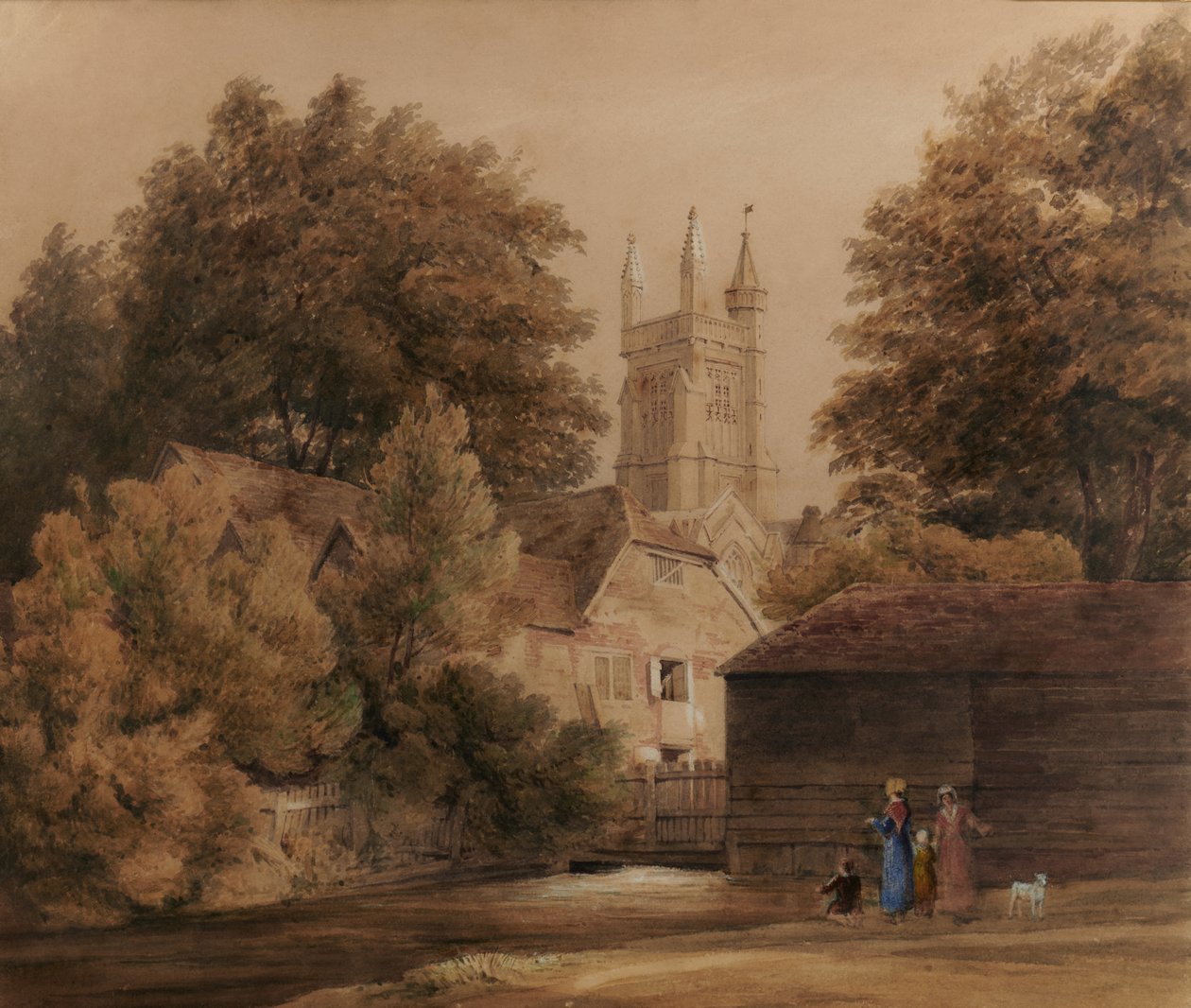 Vue près de Winchester - Edward Pretty