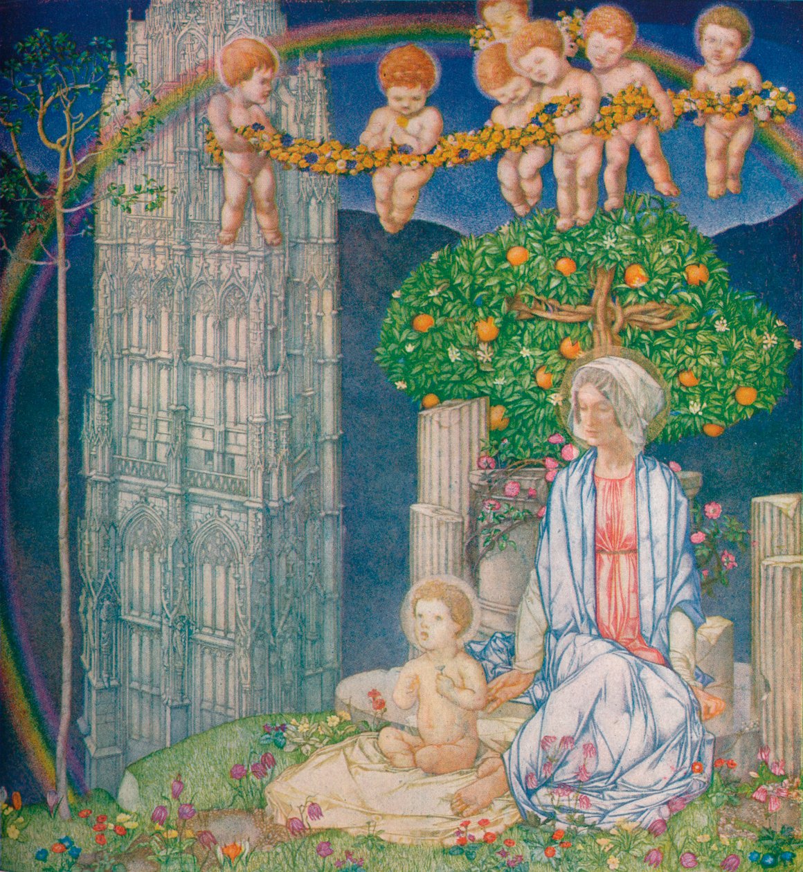 Notre-Dame de la Promesse, vers 1918-1919 - Edward Reginald Frampton