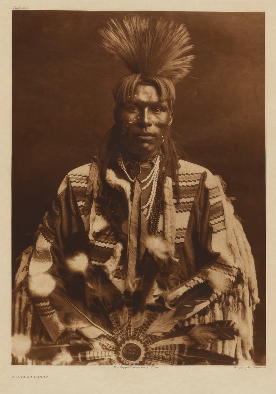A Piegan Dandy - Edward S. Curtis
