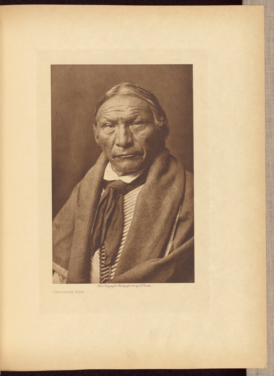 Cheyenne Man - Edward S. Curtis