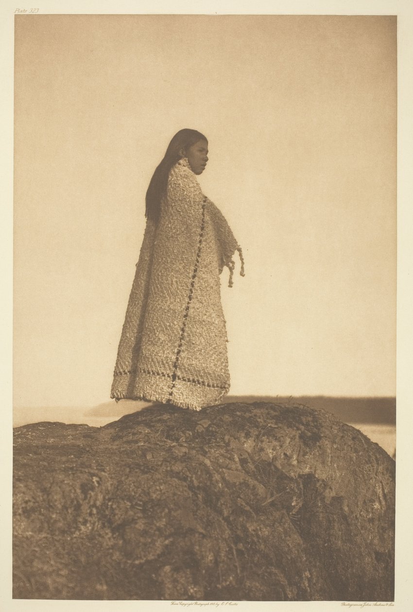 Fille Cowichan - Edward S. Curtis