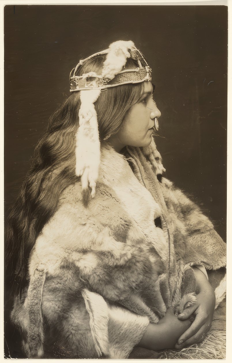Naida, la fière princesse - Edward S. Curtis