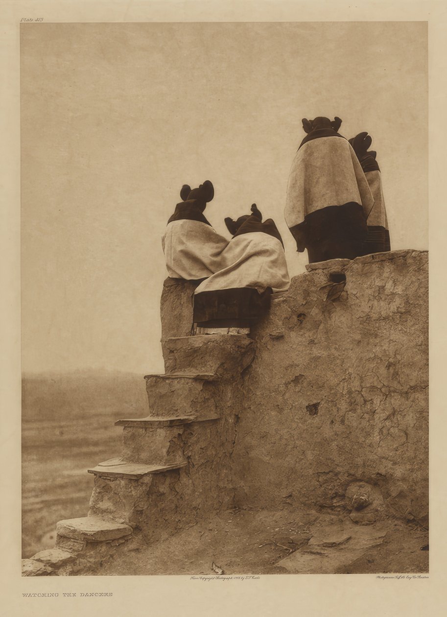 Observer les danseurs - Edward S. Curtis