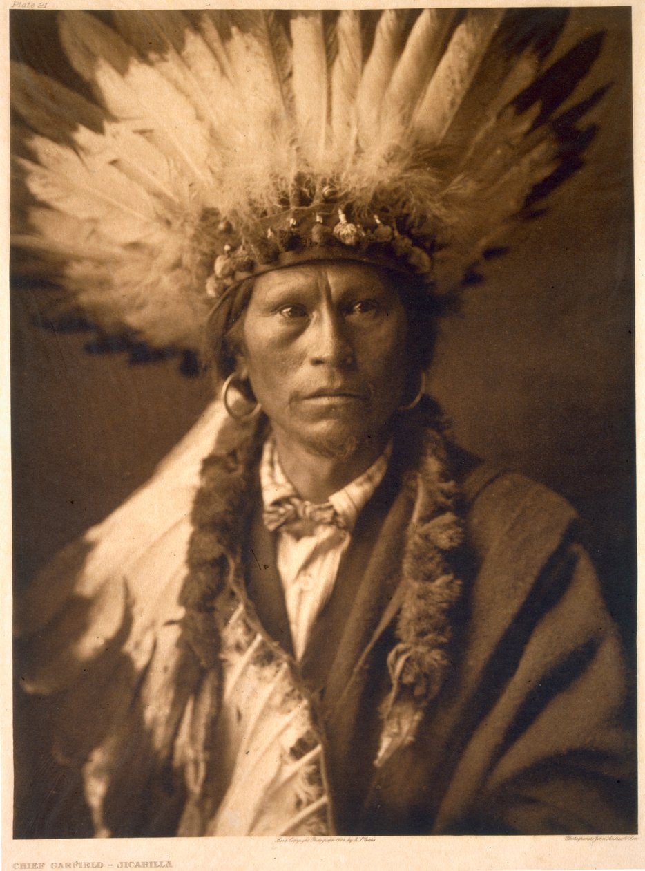 Chef Garfield des Jicarilla - Edward Sheriff (after) Curtis