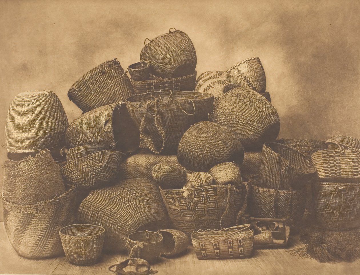 Paniers de Puget Sound, 1912 - Edward Sheriff Curtis