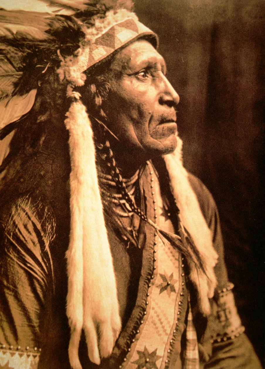 "Couverture de corbeau" - Edward Sheriff Curtis