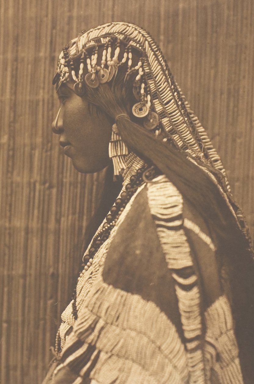 Fille Wishham, profil, 1910 - Edward Sheriff Curtis