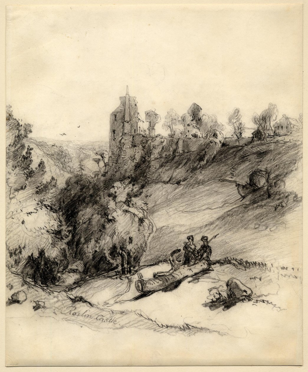 Château de Roslin (Rosslyn) - Edward Thomas Daniell