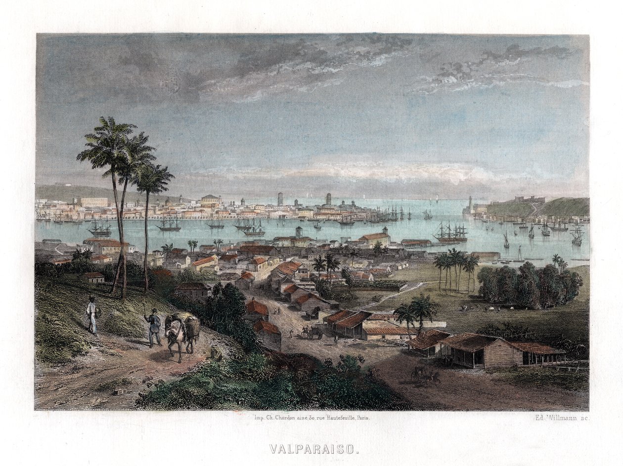 Valparaiso, Chili, 1840 - Edward Willmann