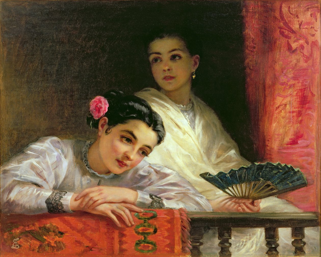Le balcon, 1875 - Edwin Longsden Long